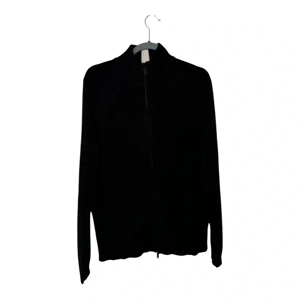 Karllagerfeld Men’s CHENILLE FULL ZIP SWEATER